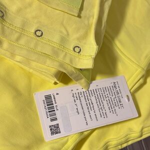 Set: Bright Yellow Snap-Button scarf/snood and matching Align leggings